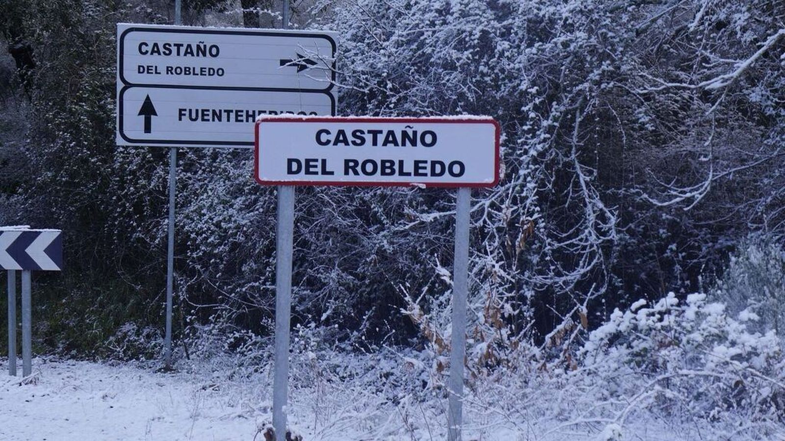 Tres años de Filomena: Así de nevada y bonita quedó la Sierra de Aracena