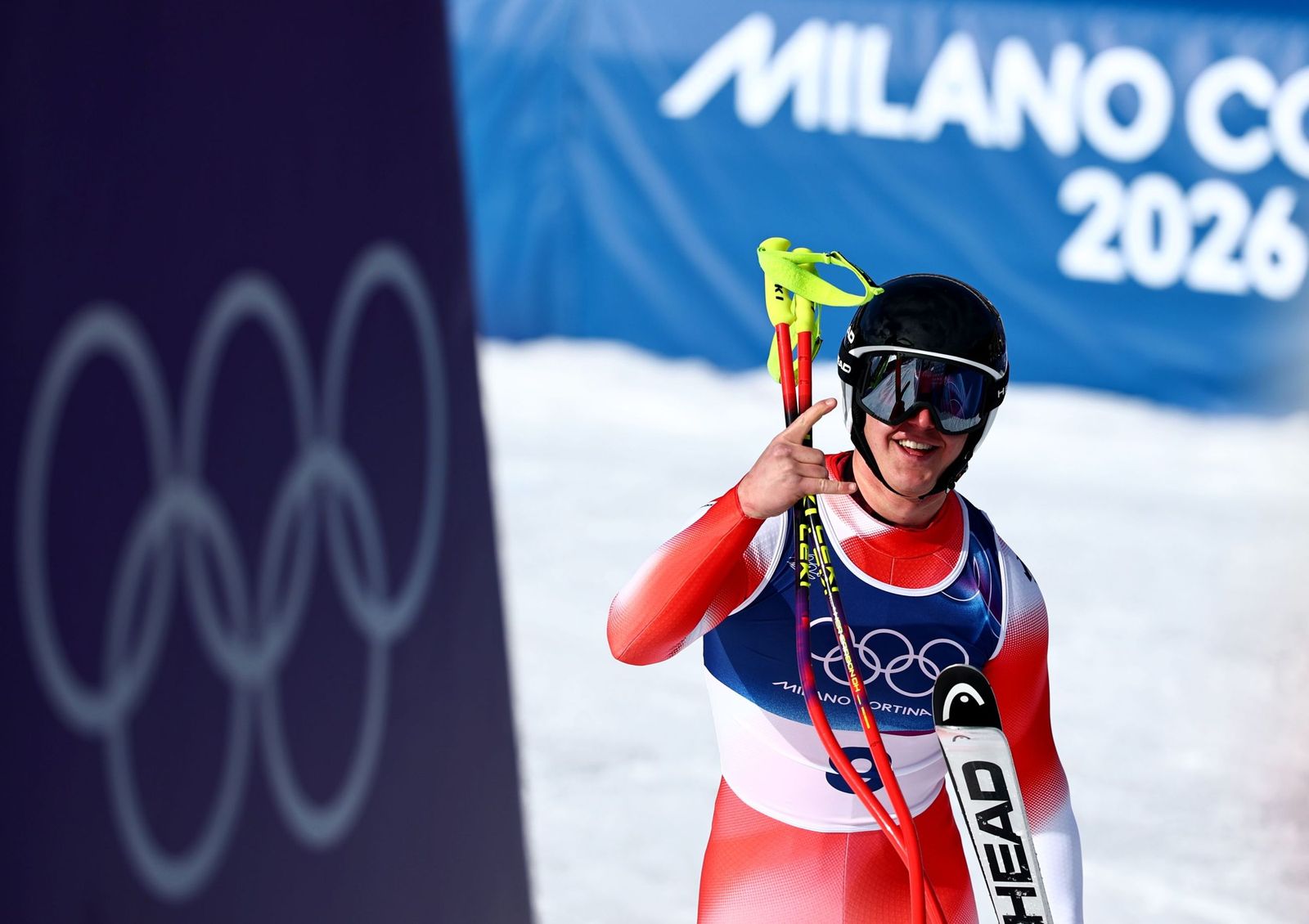 Las espectaculares fotos del descenso masculino en los Juegos Olímpicos de invierno