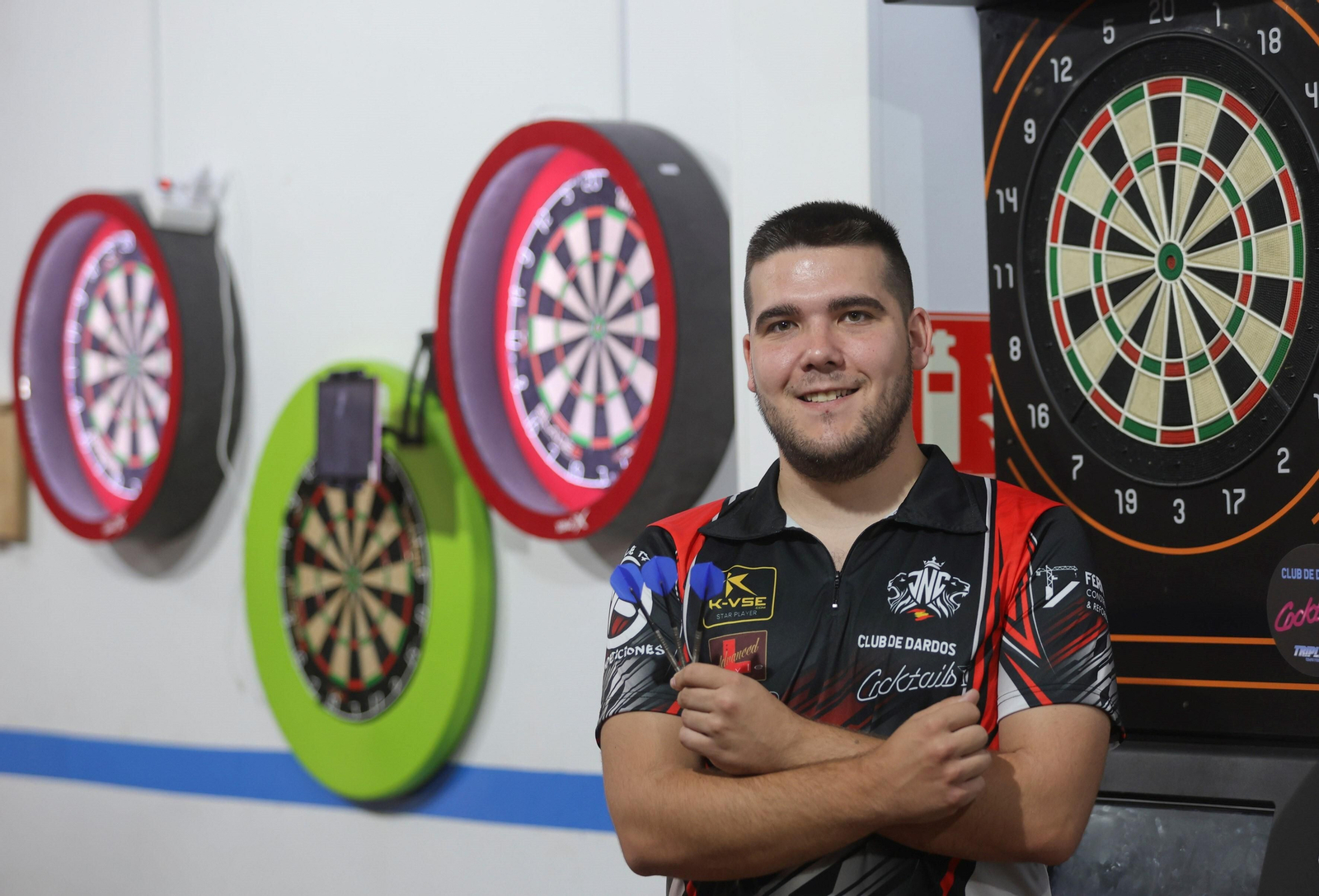Jaime Núñez, el actual Campeón de España de dardos.