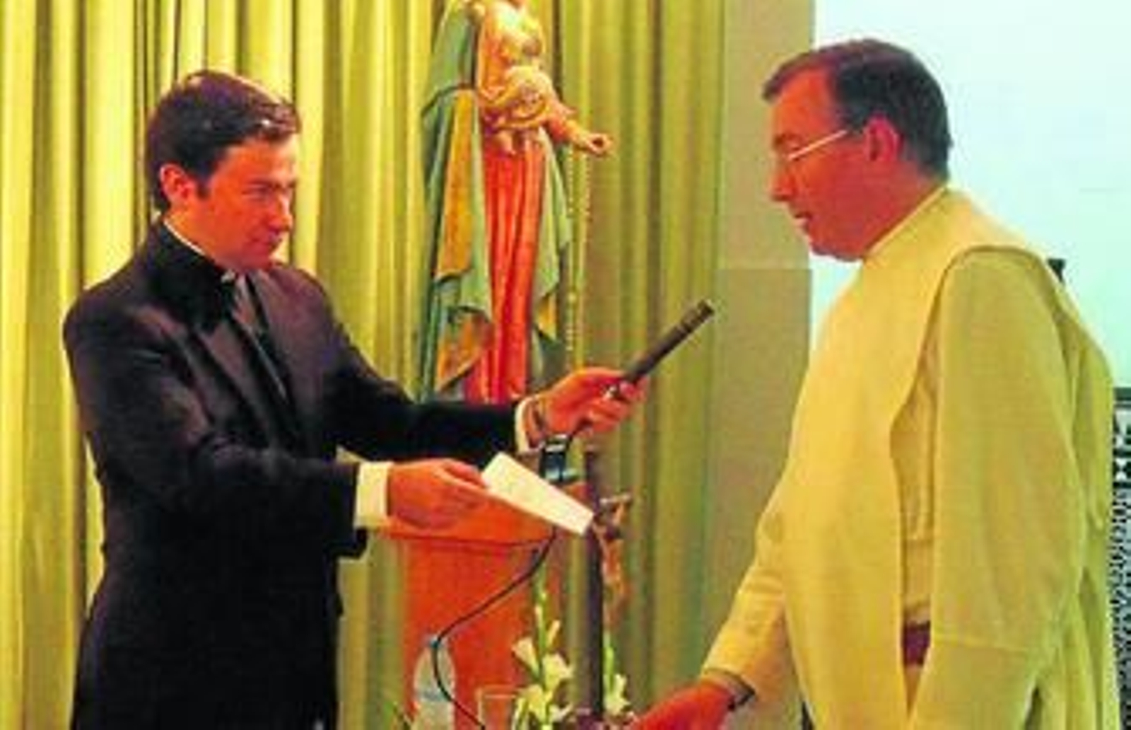 El sacerdote fallecido cuando juró su cargo de delegado de Vida Consagrada.