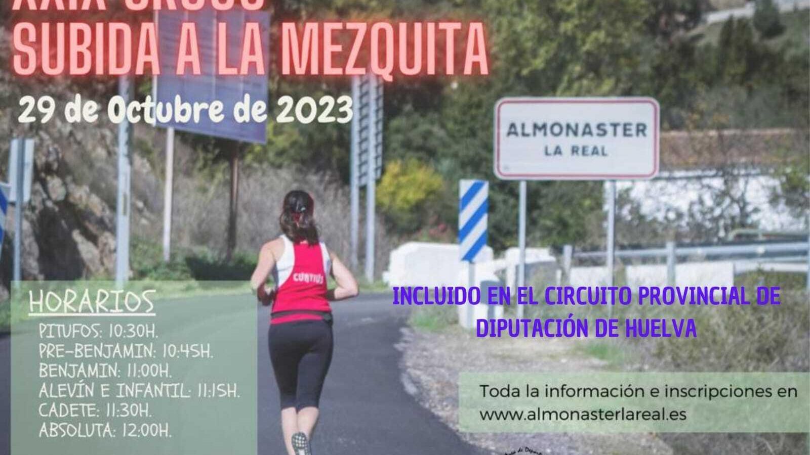 Cartel de la XXIX Cross Subida a la Mezquita.