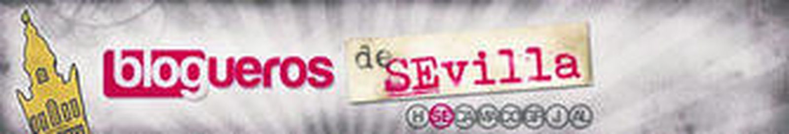 de la web. Abajo a (izda.), la portada con las categorías temáticas y el anuncio de los II Premios Blogosur, y a la derecha, la portada de la guía impresa de blogs sevillanos que están elaborando.