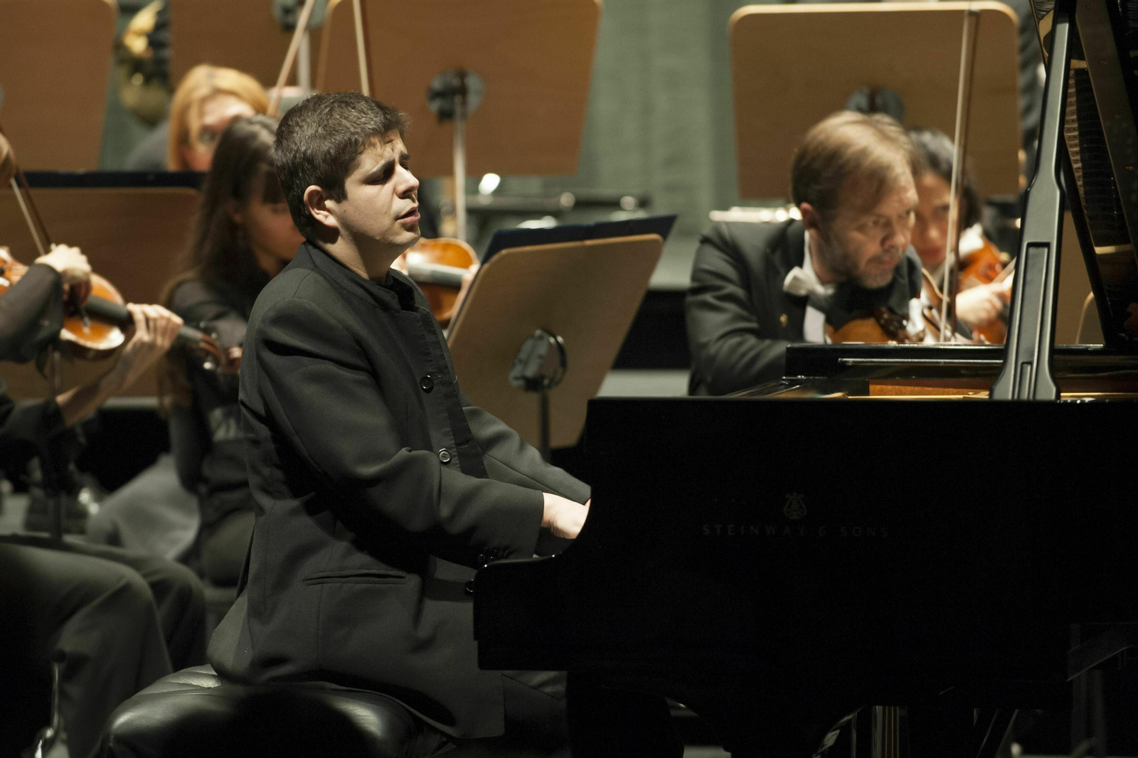 Javier Perianes durante uno de sus conciertos.