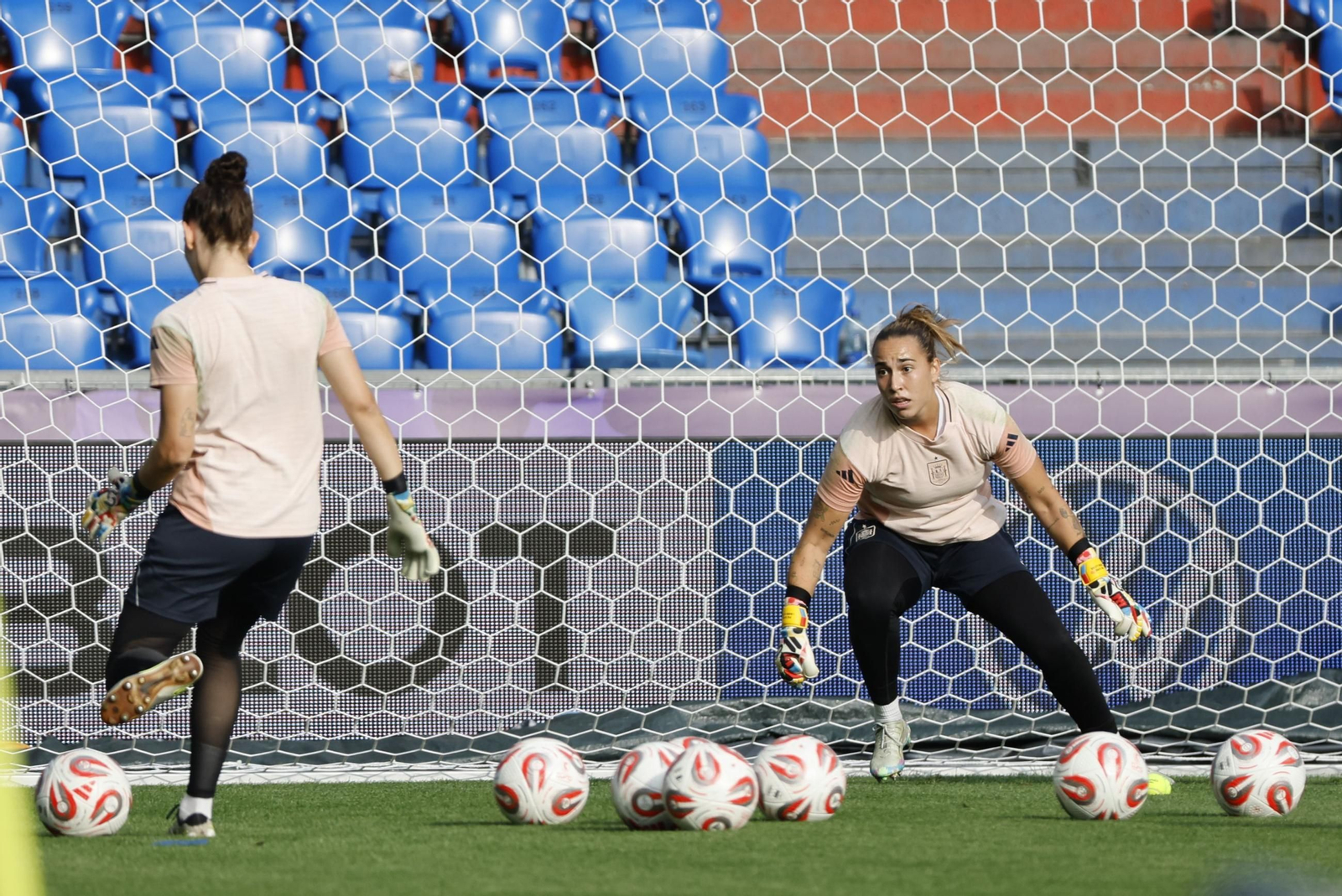 Las fotos de España antes de la final de la Eurocopa femenina