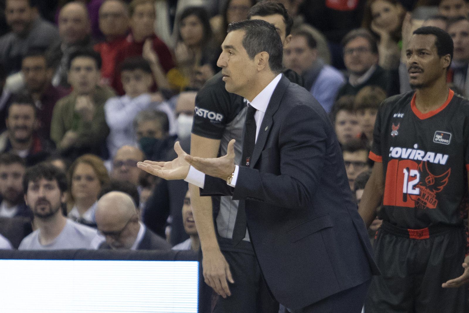 Pablo Pin, durante el partido ante el Real Madrid
