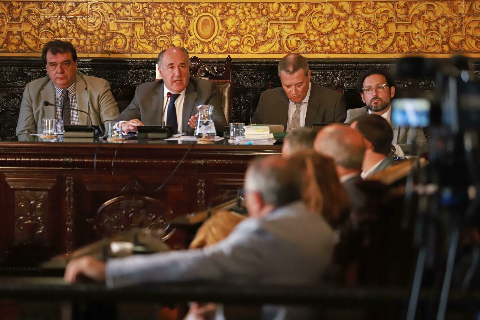 Un momento del pleno de octubre en el Ayuntamiento de Algeciras
