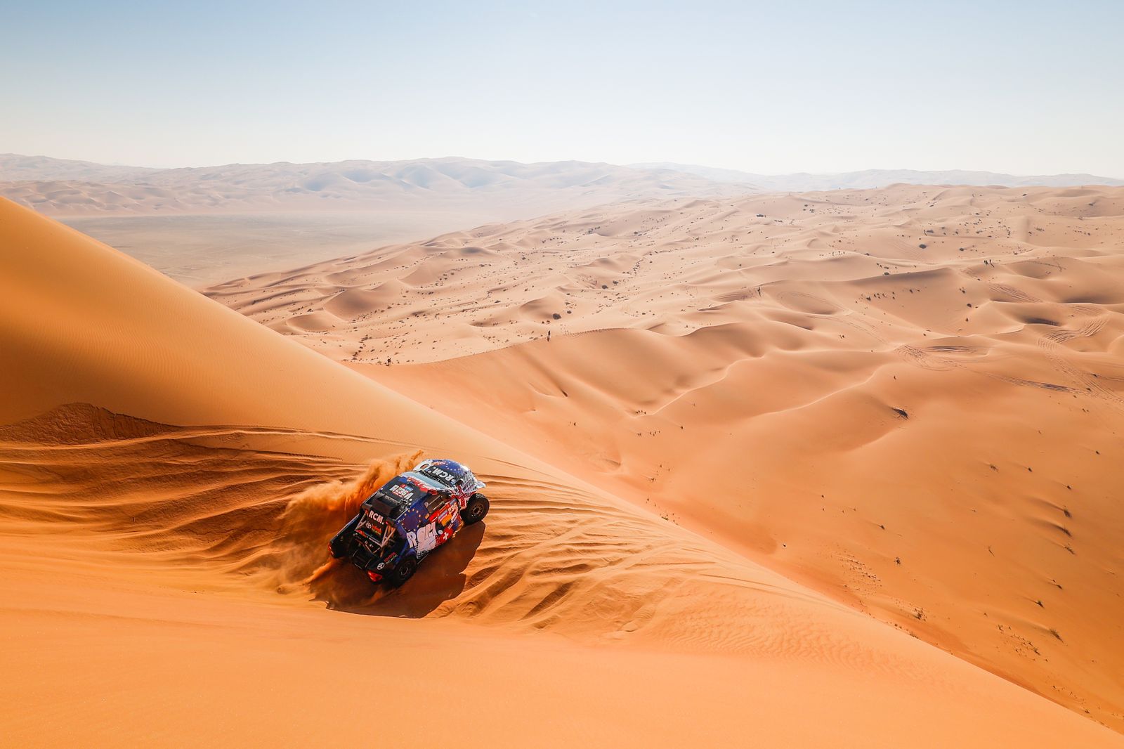 Las mejores fotos del Dakar por las dunas