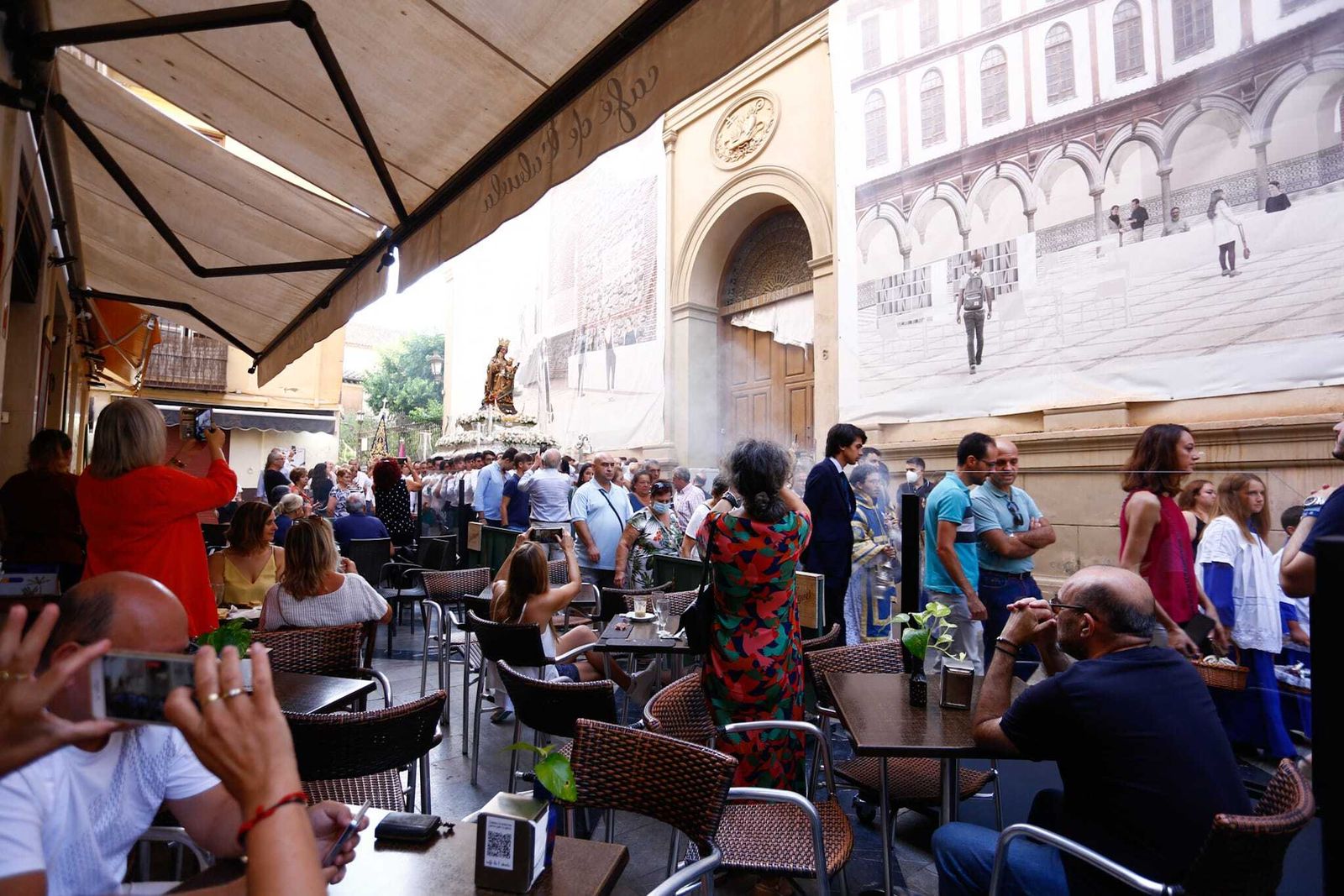 El traslado de la Virgen de la Victoria a la Catedral, en fotos