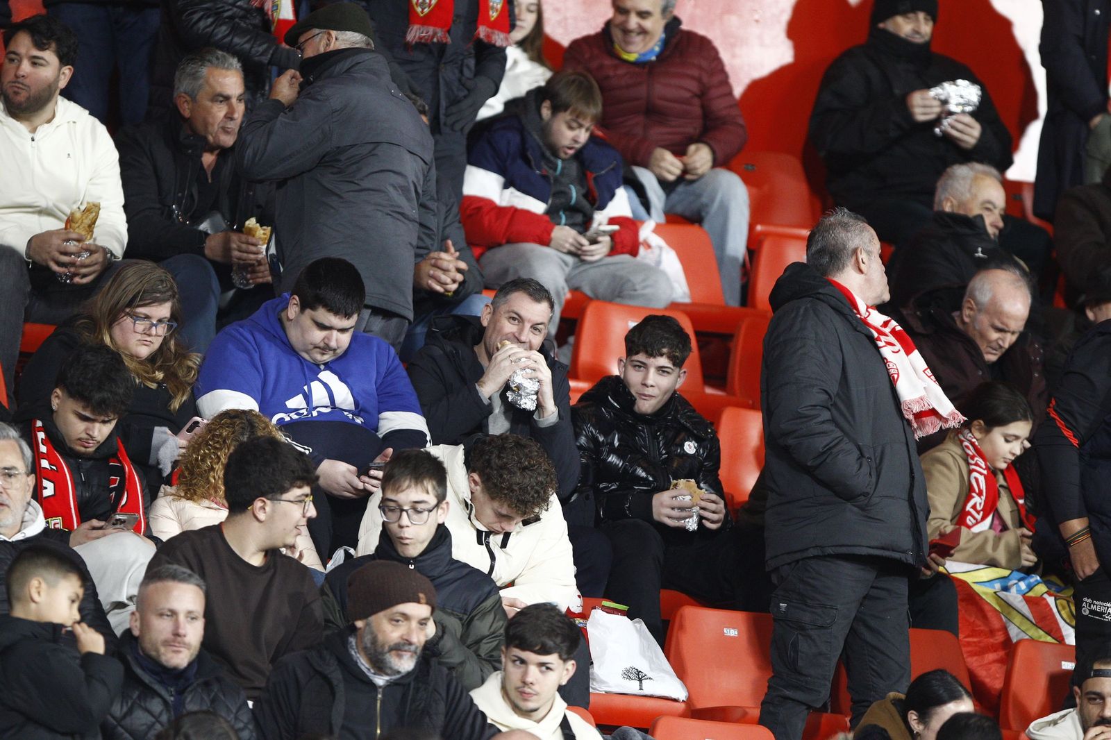 Las fotos del partido U.D. Almería - Deportivo de La Coruña