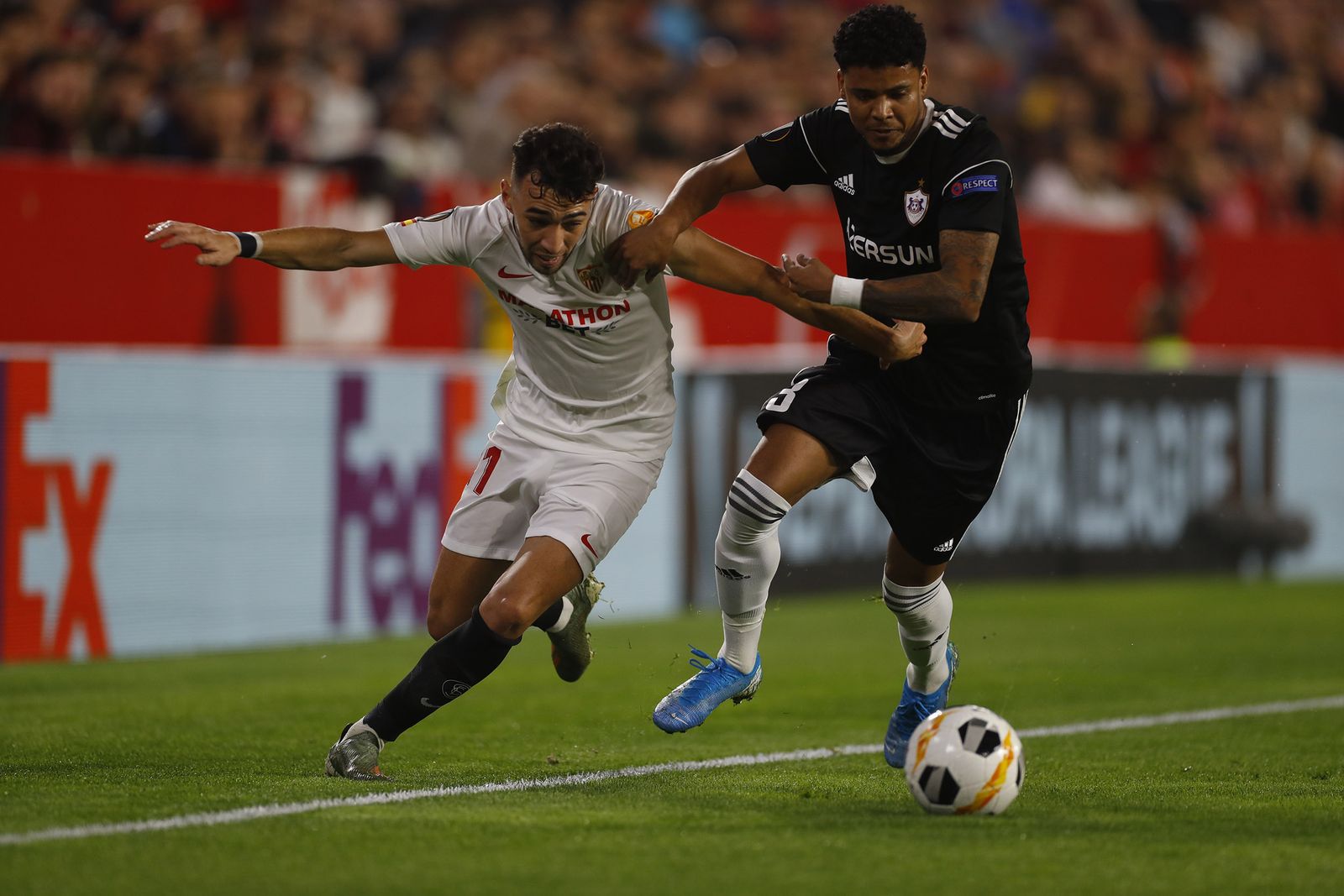 La imágenes del Sevilla fc-Qarabag Fk
