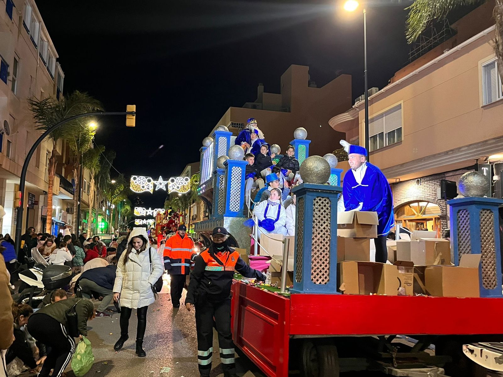 Carroza del Rey Melchor en La Cala del Moral