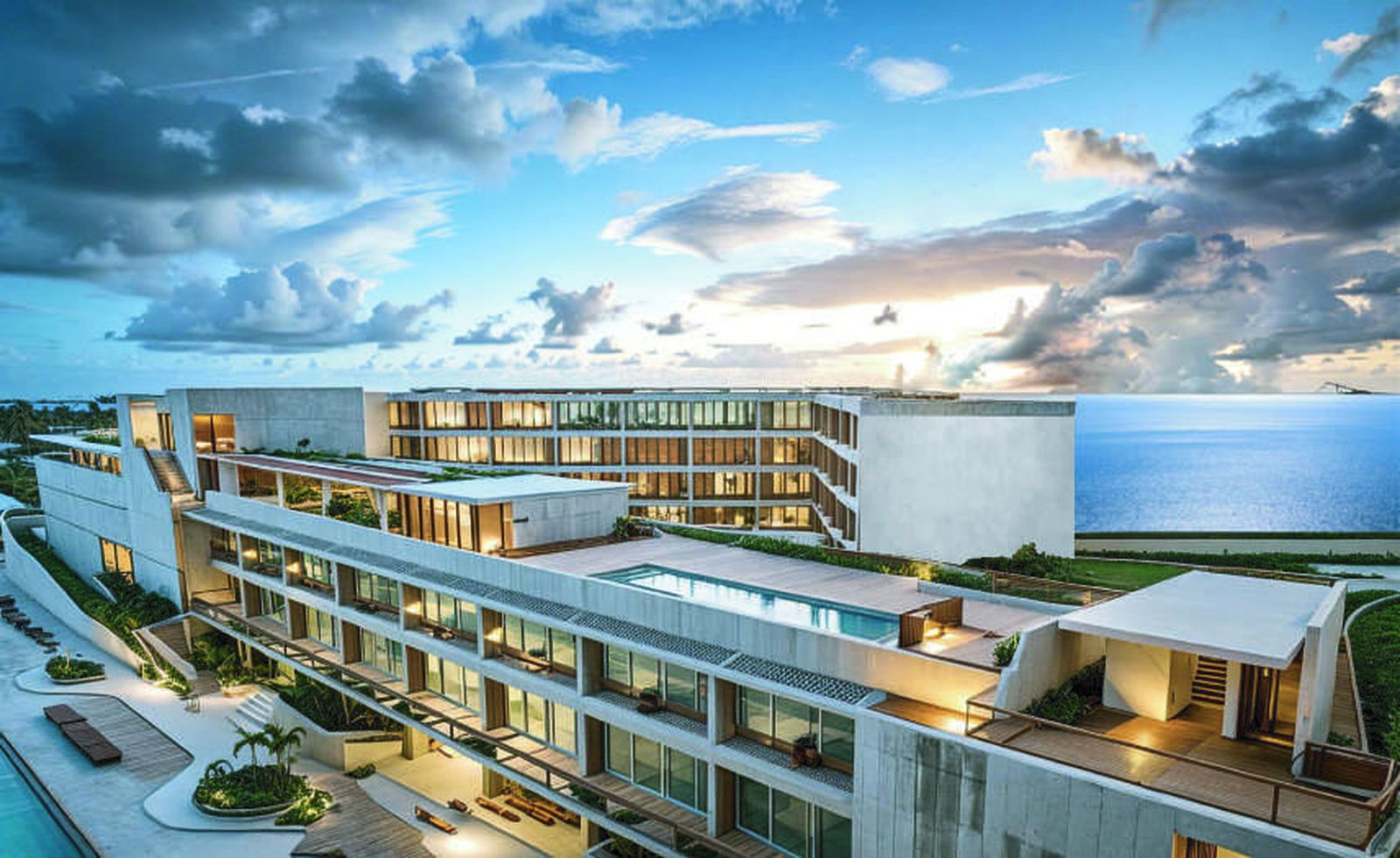 Proyecto de un hotel de 5 estrellas Gran Lujo en Puerto América.