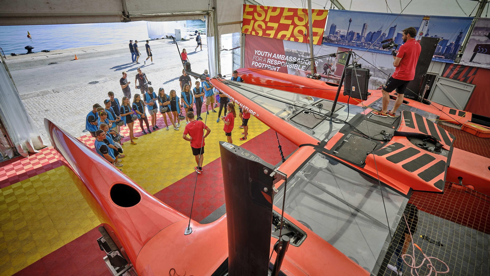 Descubre el catamarán del equipo español de la Sail GP