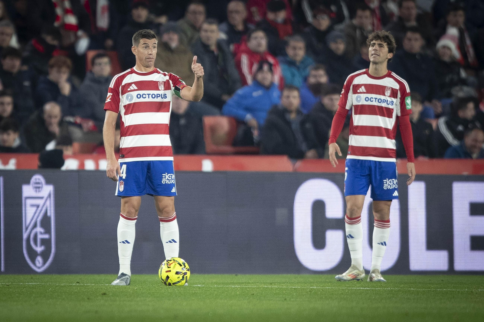 Rubén Alcaraz en el pasado partido ante el Ceuta
