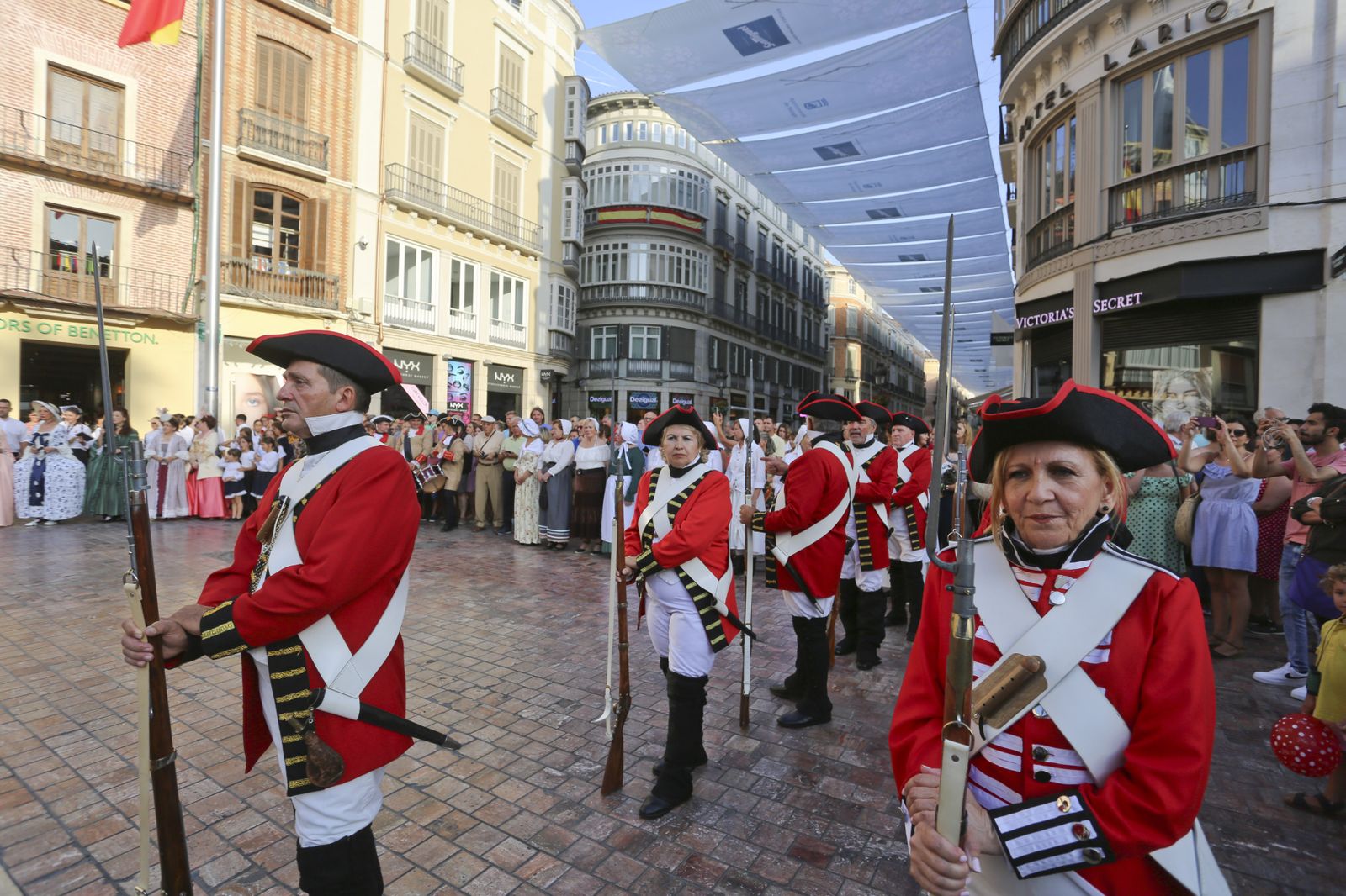 Las fotos del desfile en Málaga en recuerdo a Bernardo de Gálvez