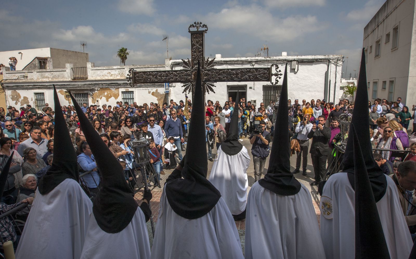 Cruz de guía de la hermandad del Perdón, en una imagen de archivo.