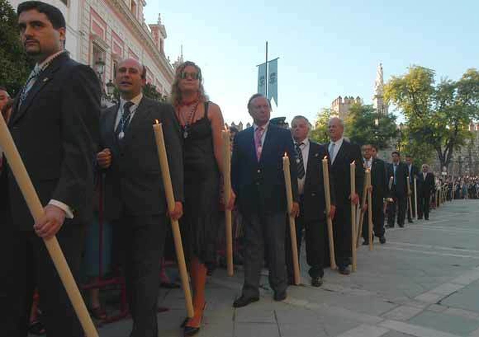Procesión de la Virgen de los Reyes: El cortejo