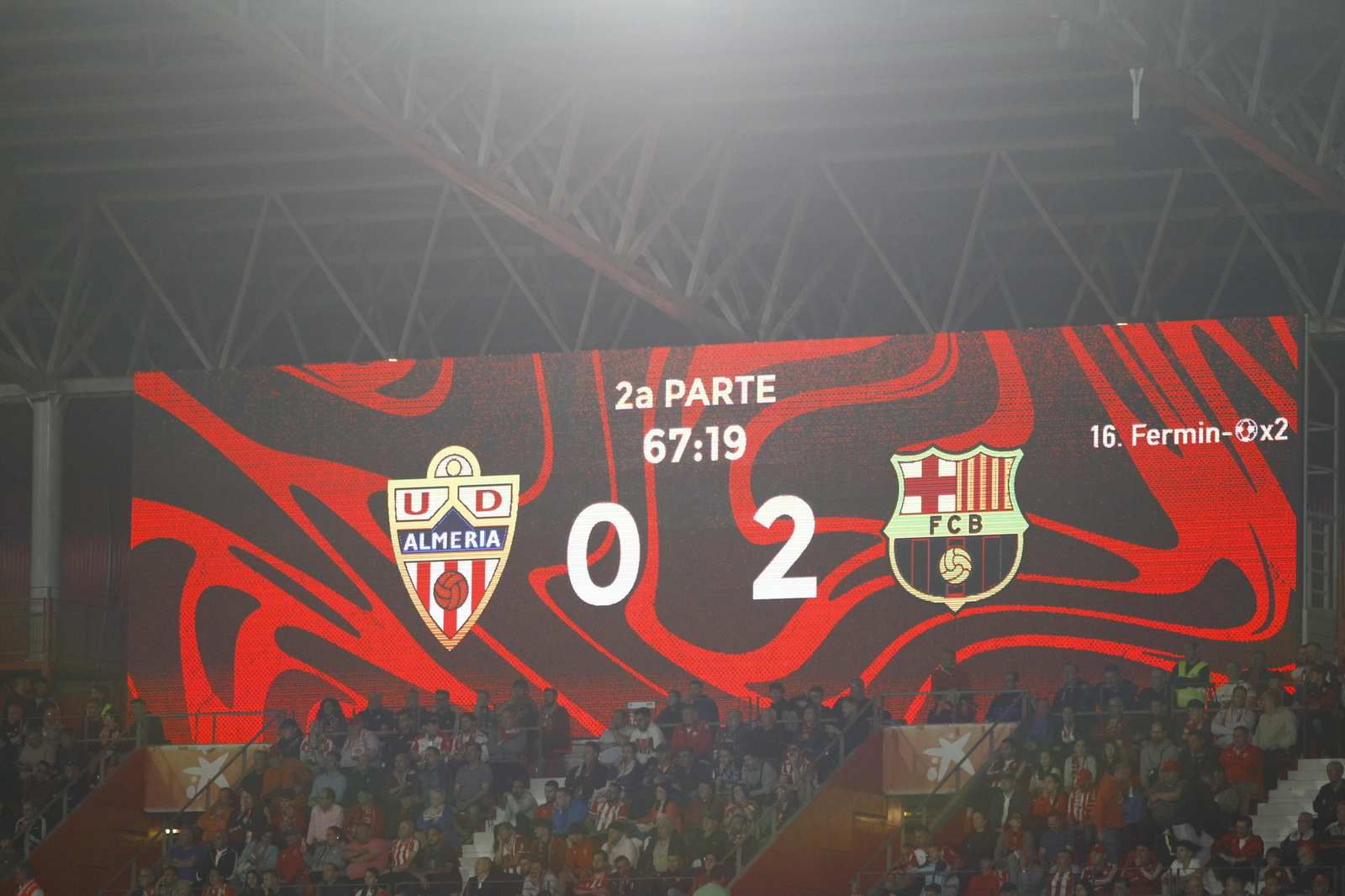 Las mejores imágenes del partido U.D. Almería-F.C. Barcelona