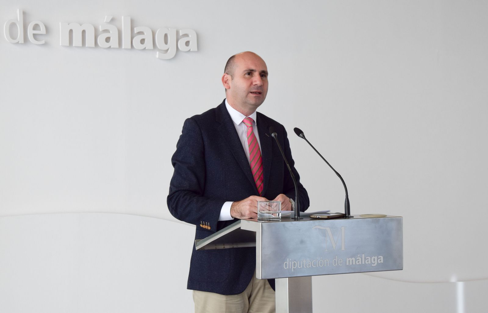 Imagen de archivo del portavoz del PSOE en la Diputación de Málaga, Francisco Conejo.