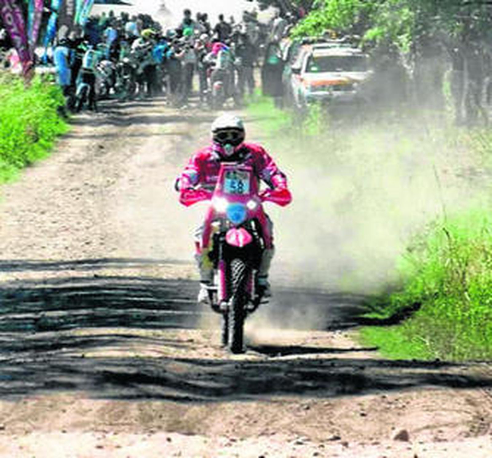 El granadino Miguel Puertas, en plena carrera.