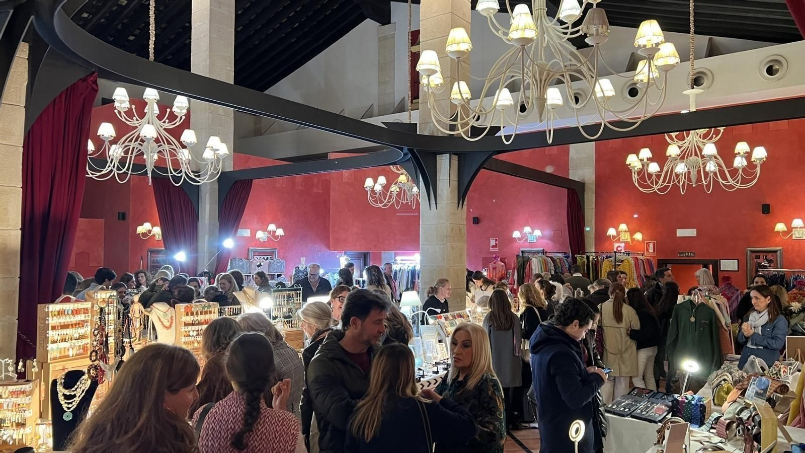 Imagen de un mercadillo en el Hotel Soho Boutique.