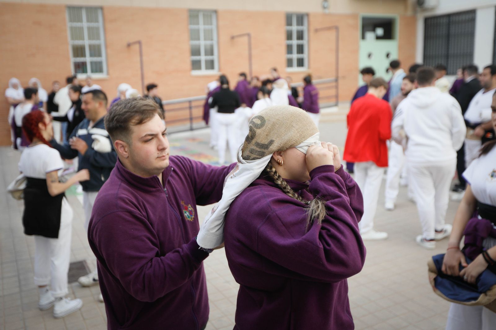 La procesión del Encuentro, en imágenes