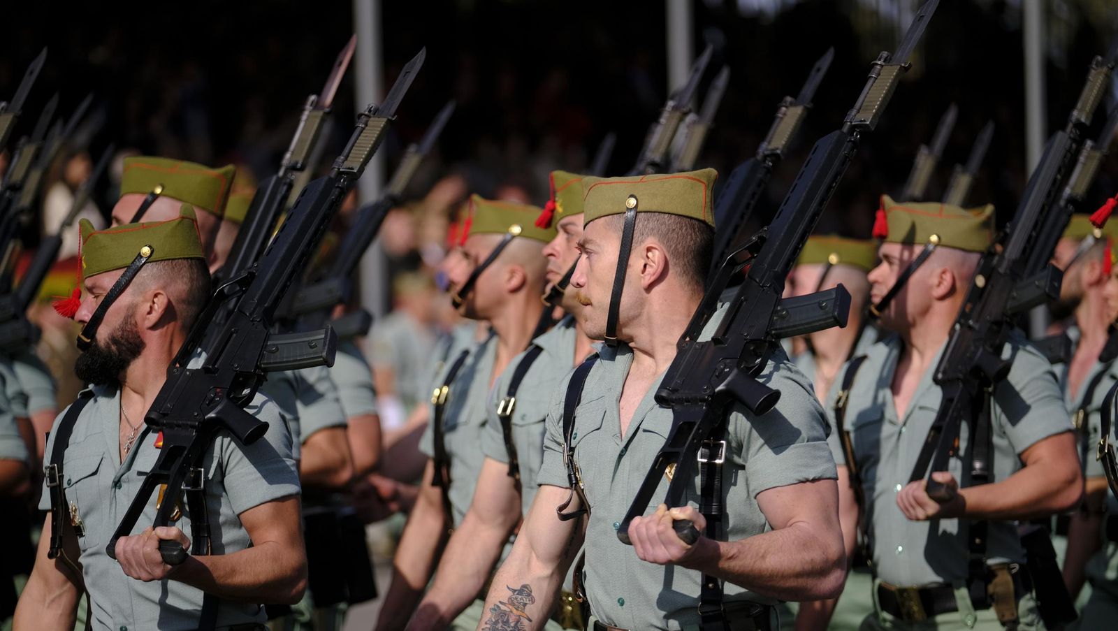 Conmemoración del Combate de Edchera en la Base Álvarez de Sotomayor de La Legión, en imágenes