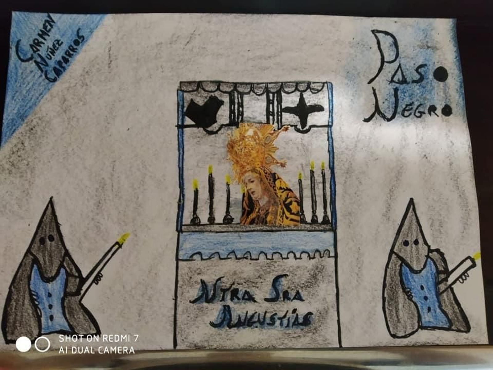 Dibujos sobre el Viernes Santo de Vera