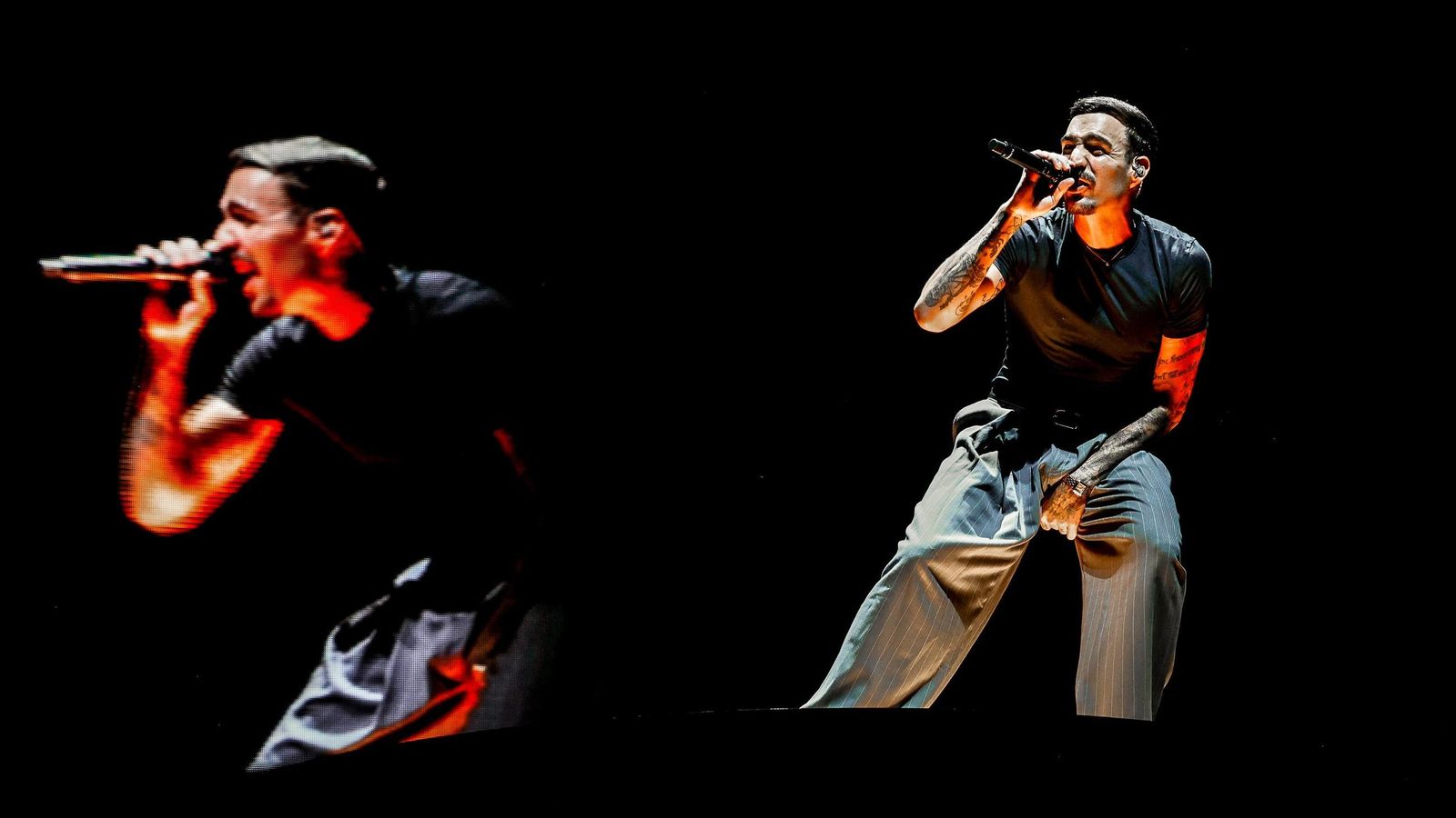 Rels B durante su actuación en Concert Music Festival 2025