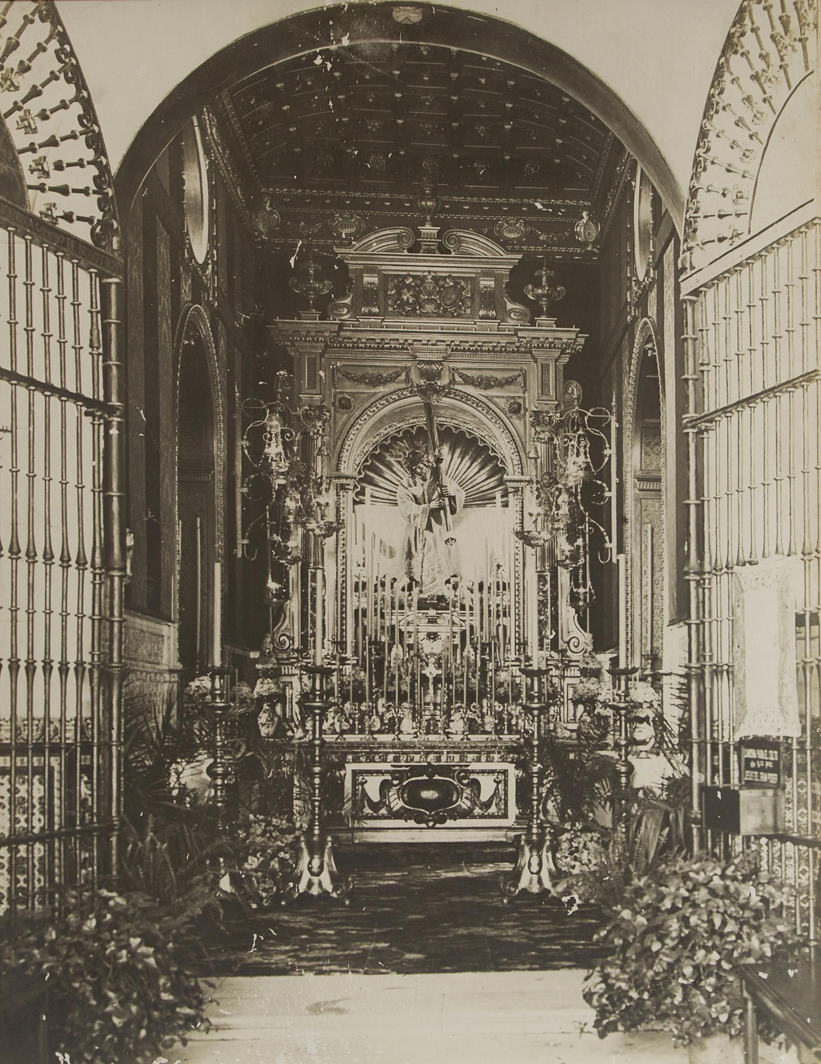 El Señor en su capilla de San Lorenzo.