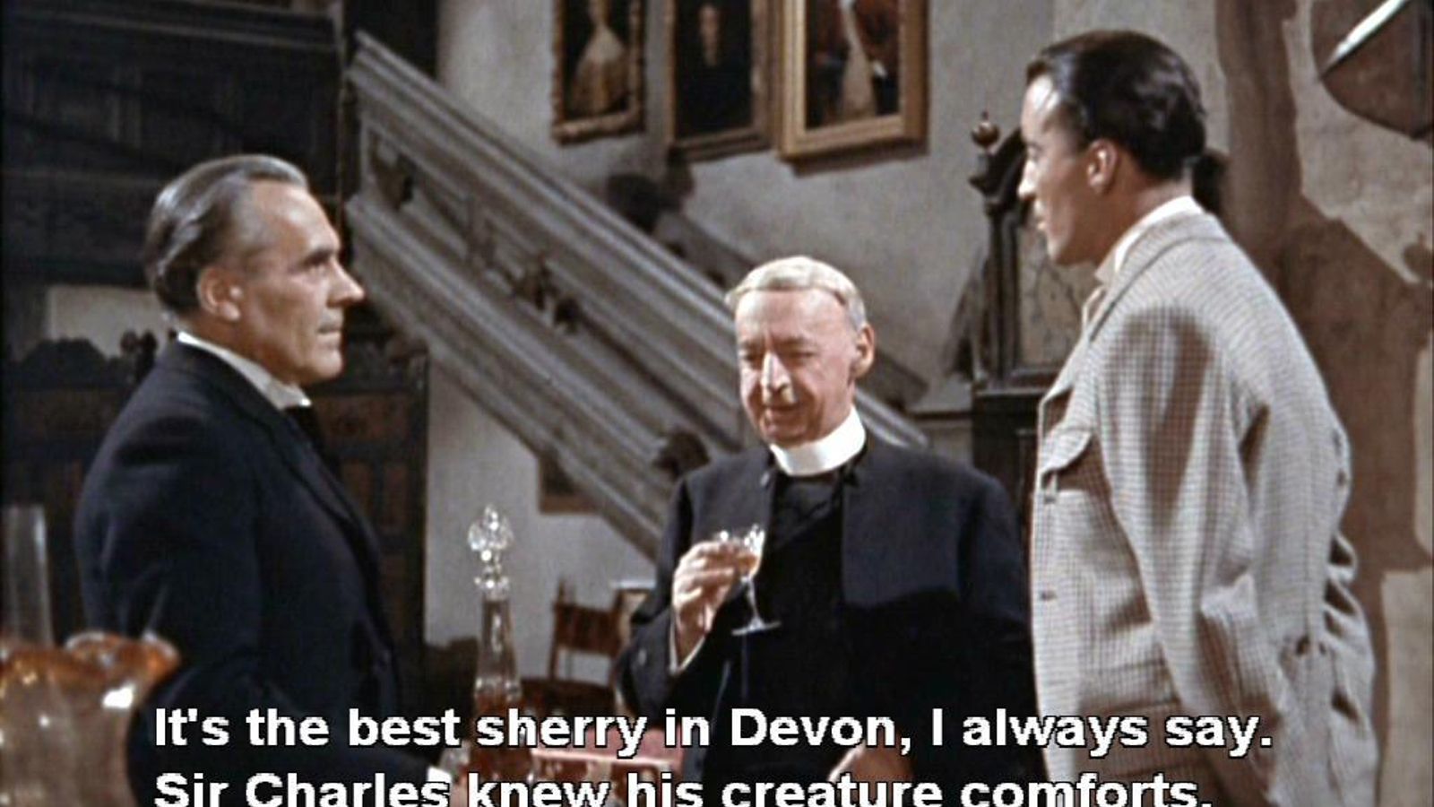 Escena de 'El perro de Baskerville' ( 1959).