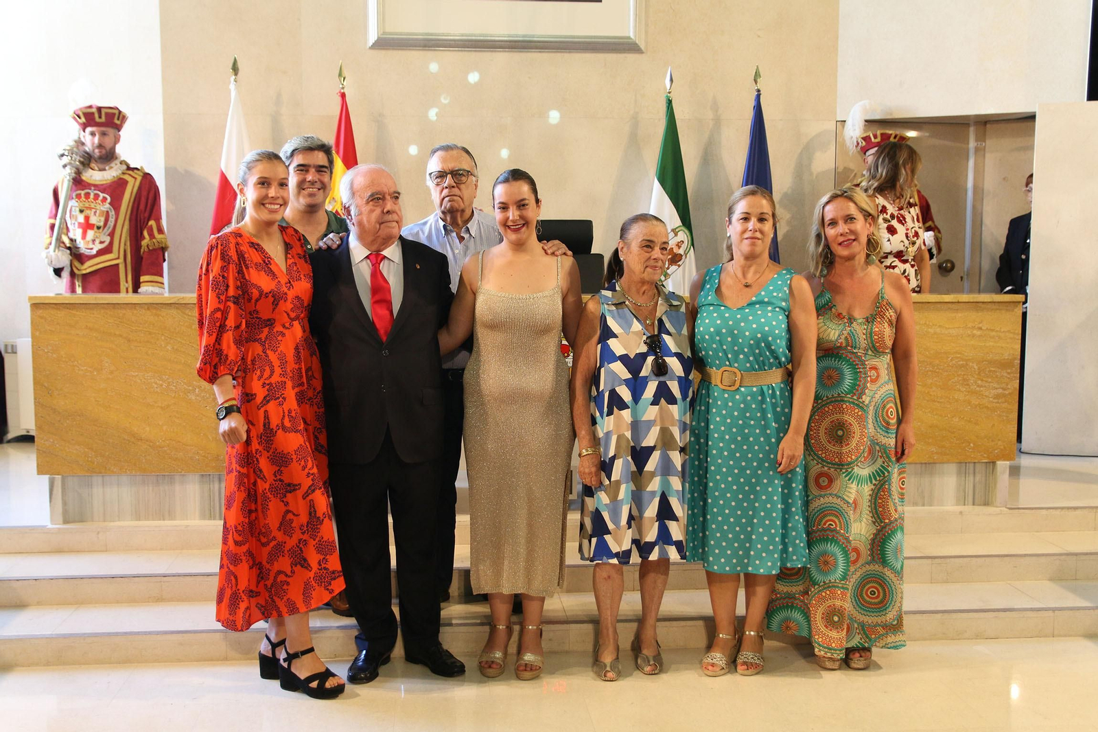 Las imágenes del homenaje a 'Los Coloraos'