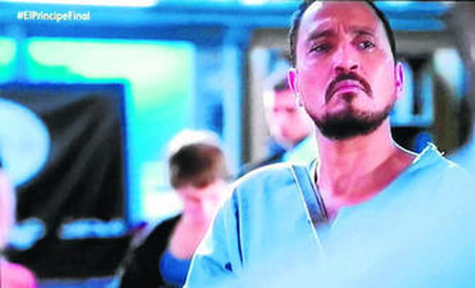 Naoufal Azzouz, en su interpretación de un terrorista y narcotraficante en la serie de televisión 'El Príncipe'.