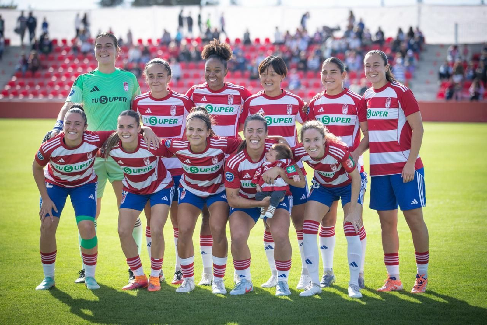 Once inicial del Granada CF Femenino en el duelo ante el Sevilla