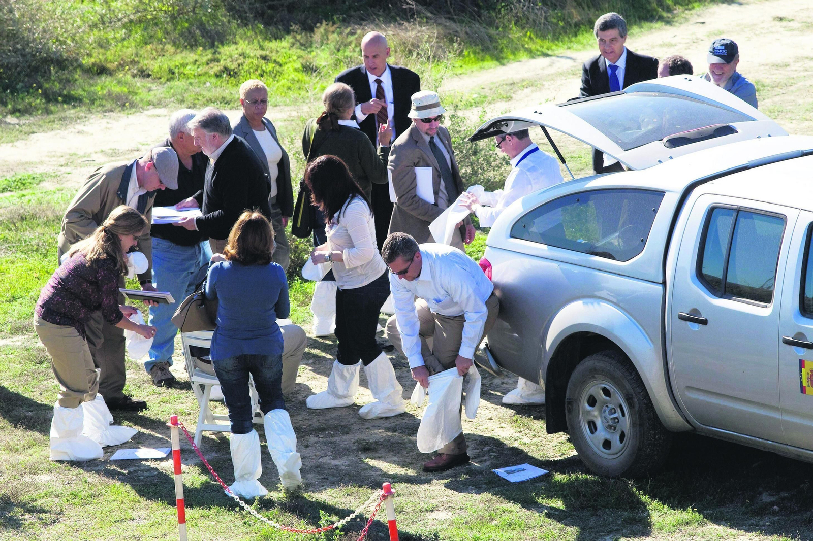 Jon García RodrígUna delegación de técnicos de EEUU, junto con representantes del Centro de Investigaciones Energéticas Medioambientales y Tecnológicas (CIEMAT).