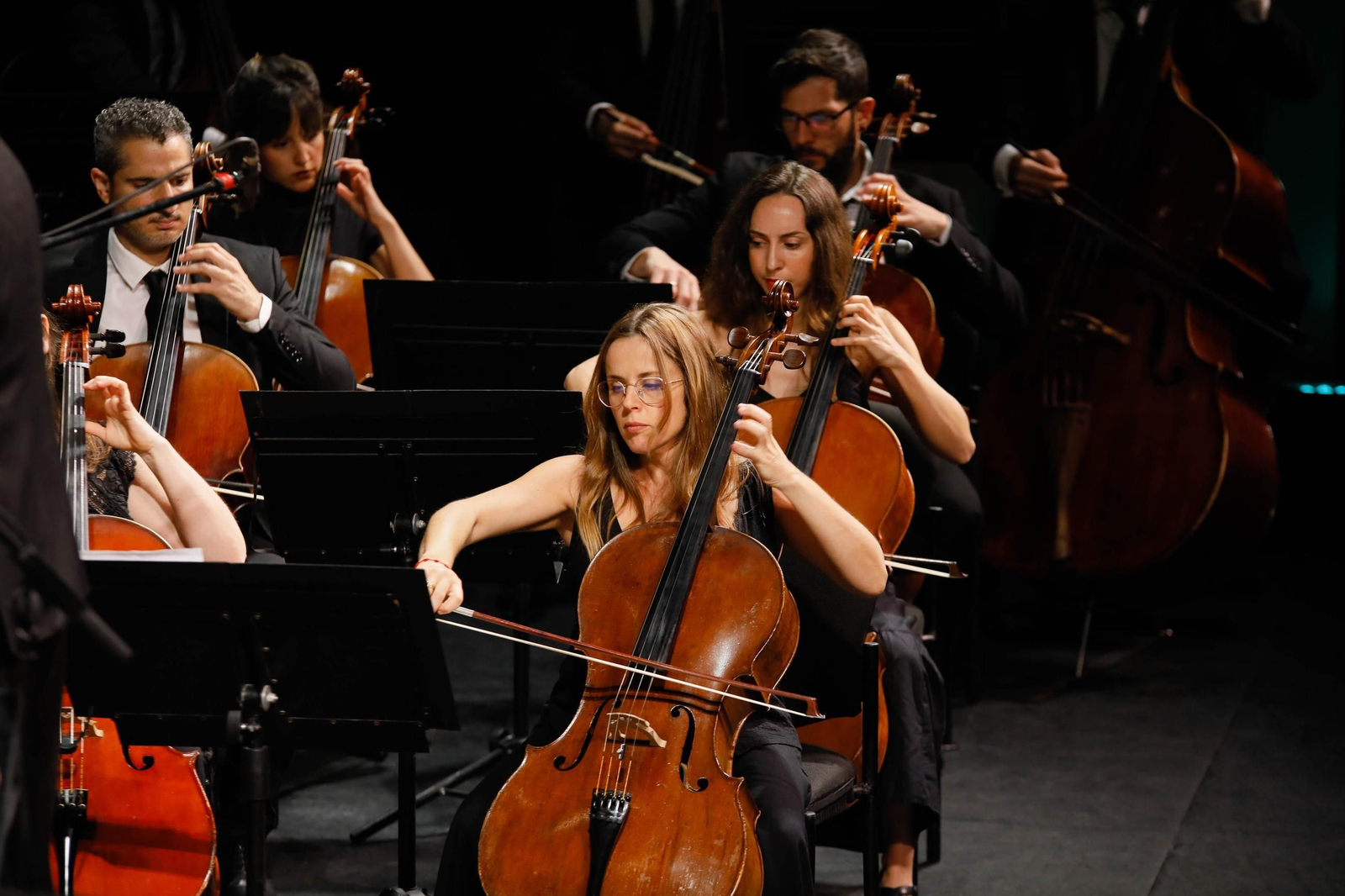 Imágenes de la novena Beethoven interpretado por la OCAL y Orfeón para Cajamar