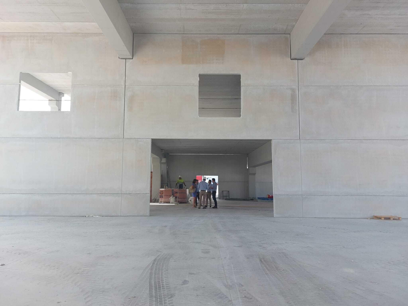 Imagen de las futuras instalaciones de la empresa Atelde en la Zona Franca de Cádiz.