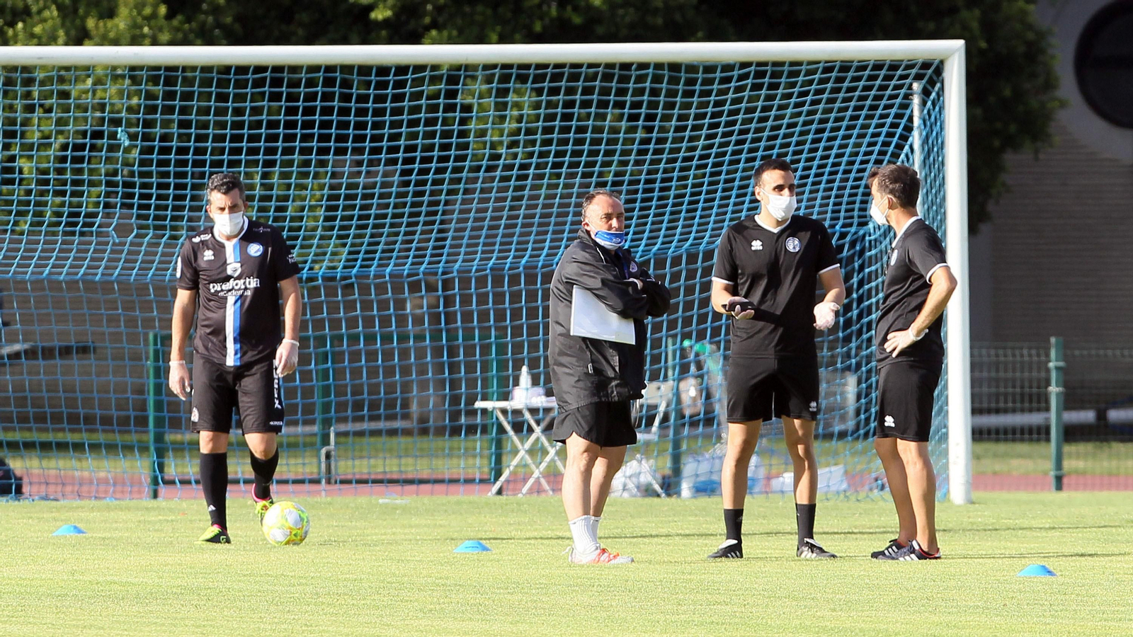 Primer entrenamiento del Xerez DFC en el Pepe Ravelo