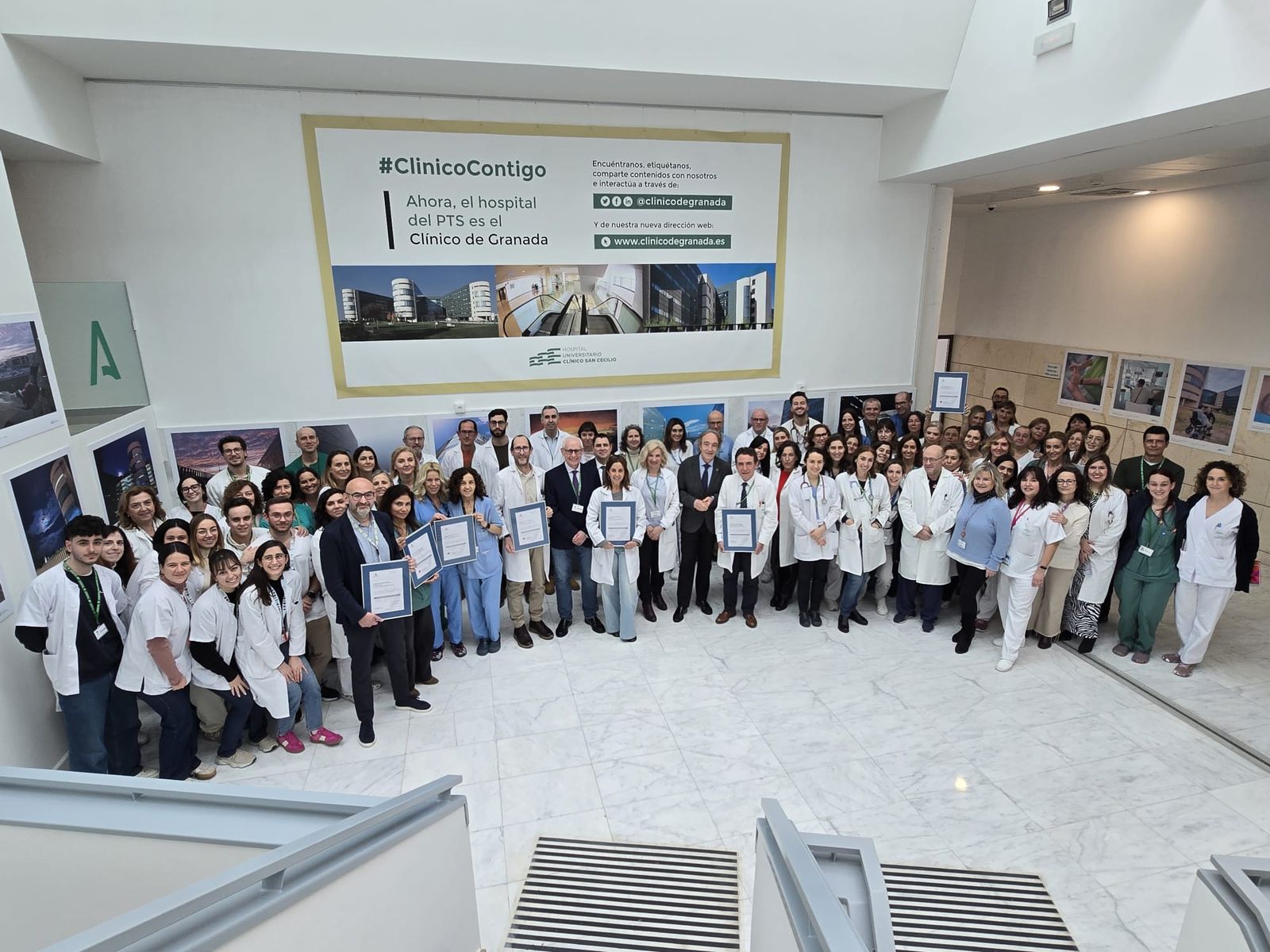 Las unidades del Clínico San Cecilio que han recibido las acreditaciones ACSA.