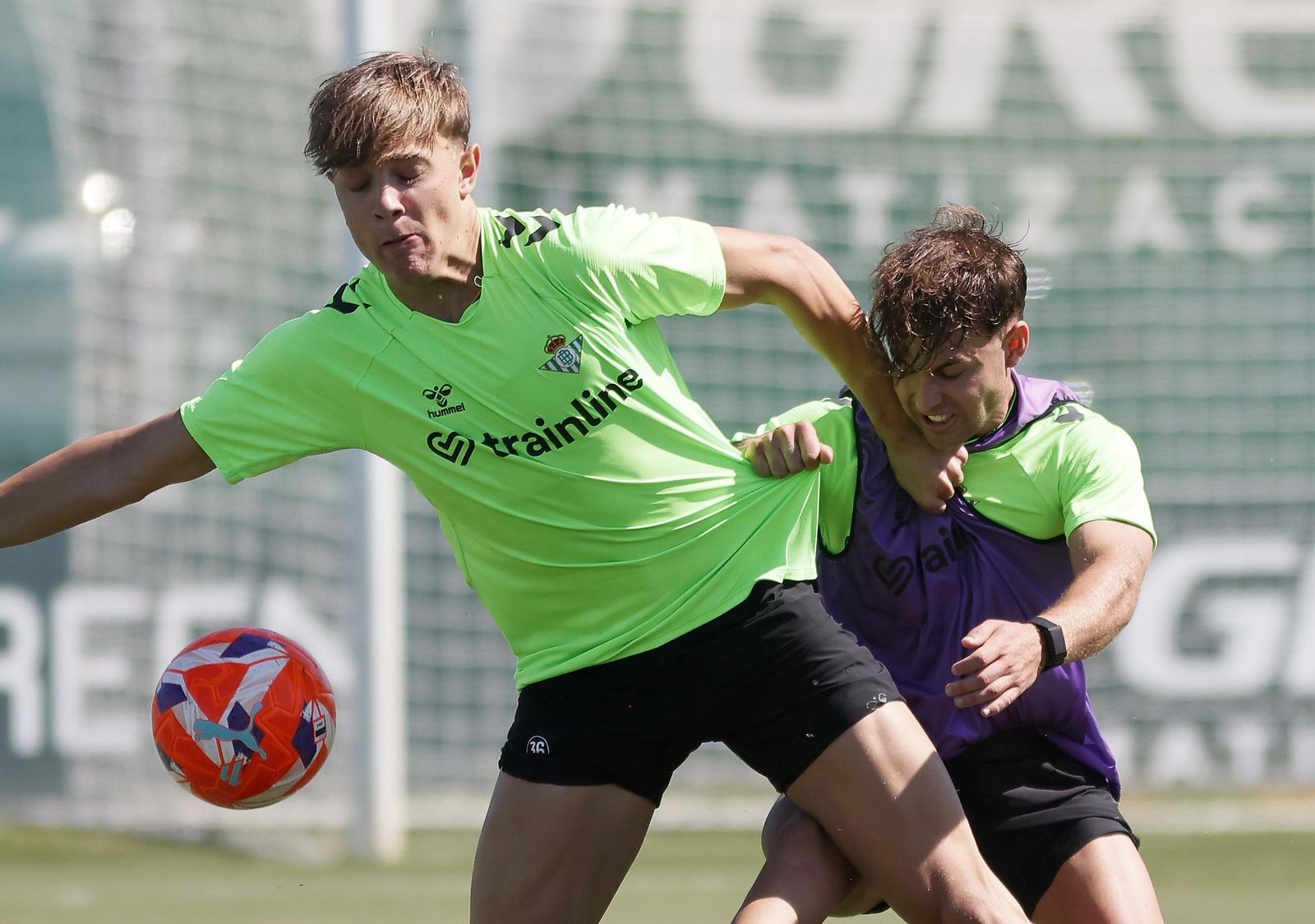 Las imágenes del entrenamiento del Betis