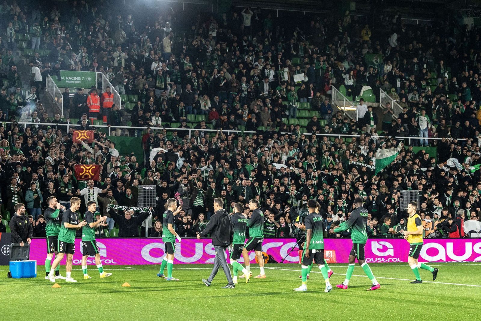 Las fotos del Racing-Barcelona de Copa