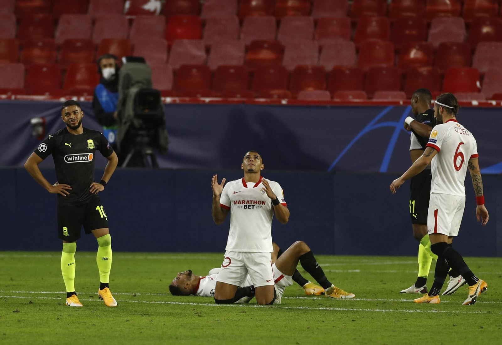 Las imágenes del Sevilla-Krasnodar