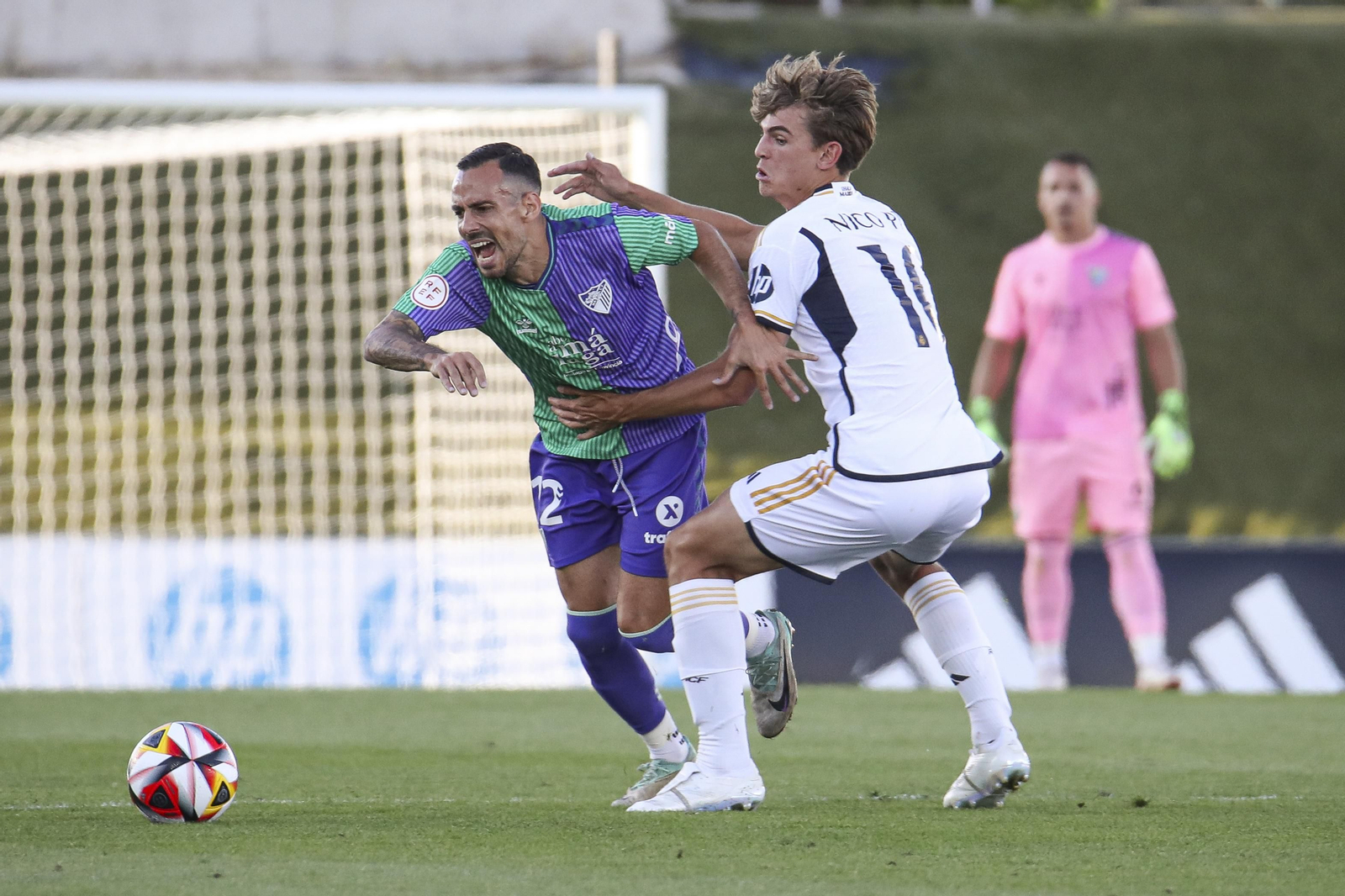 El Málaga CF-Real Madrid Castilla, en fotos
