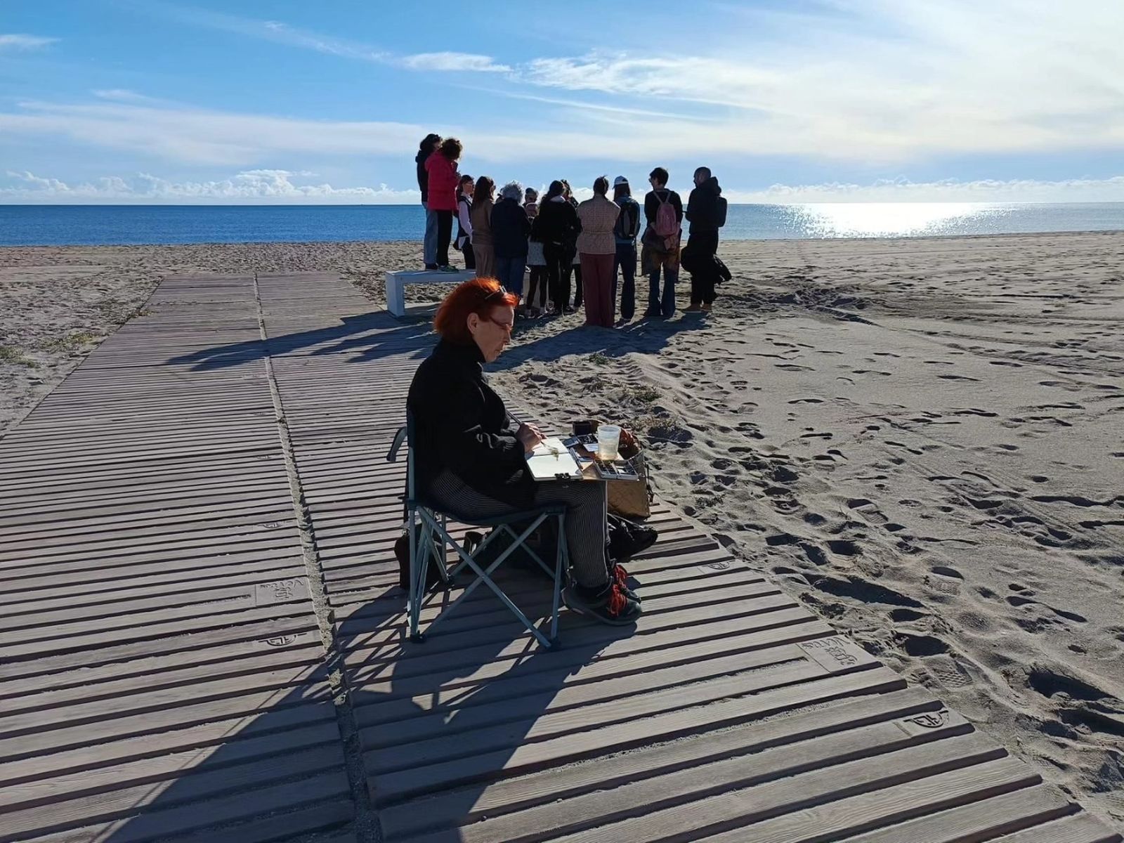 Las playas de Vera se llenan de arte y deporte con el éxito de 'Tus Playas de Invierno