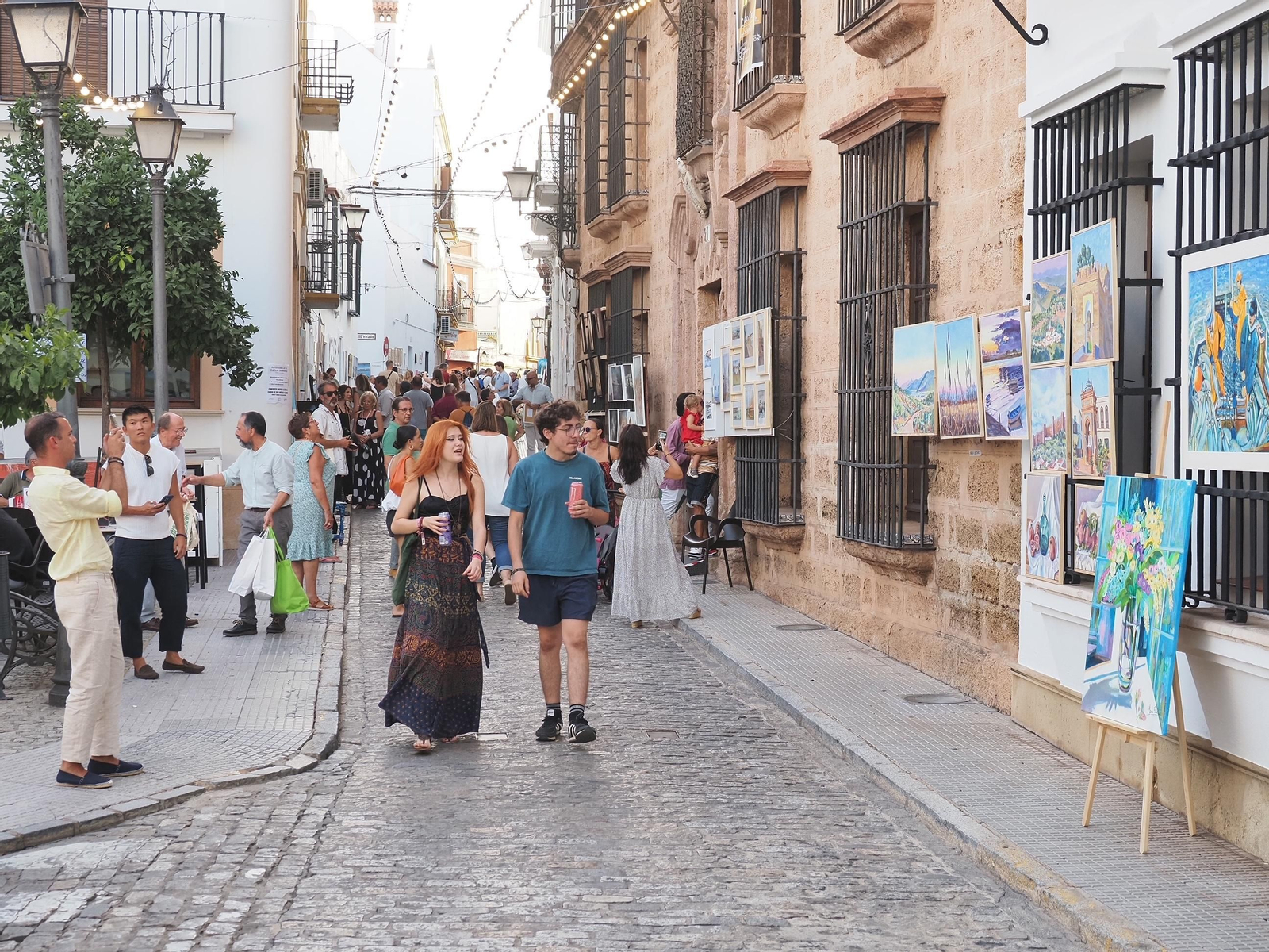 'Un paseo por el arte' en Ayamonte: las mejores imágenes