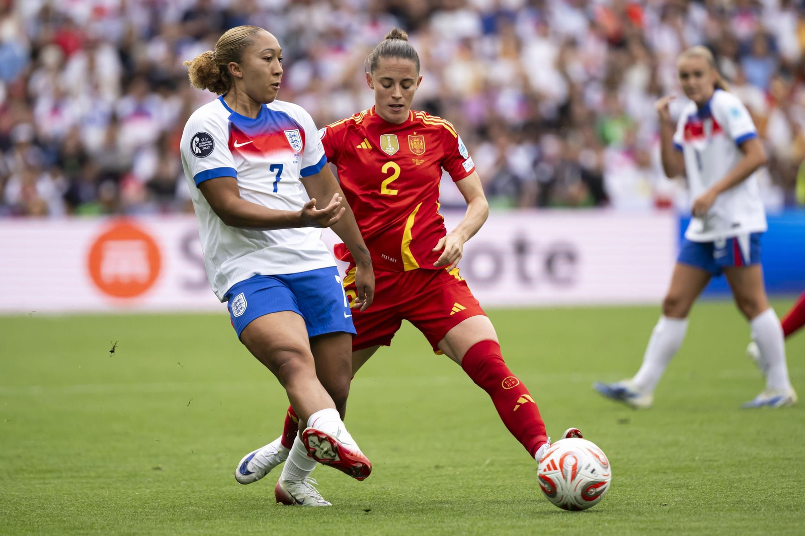 Las mejores imágenes de la final España - Inglaterra de la Eurocopa femenina