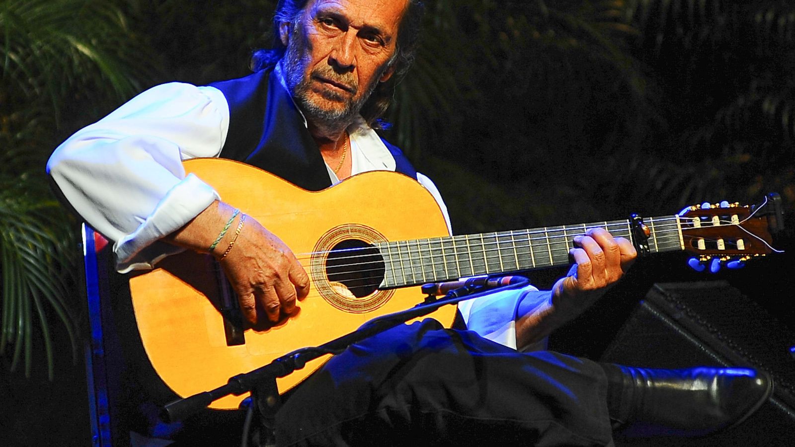 Paco de Lucía, durante un concierto en Miami.