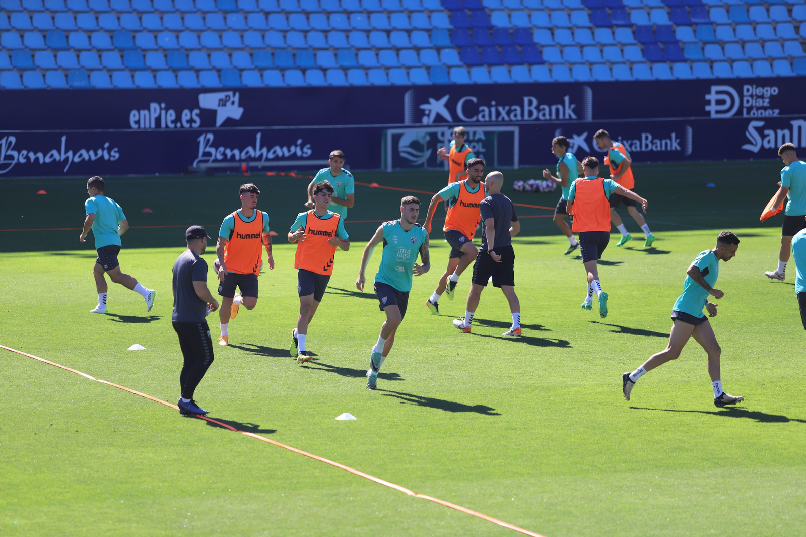 Las fotos del último entrenamiento del Málaga de la temporada