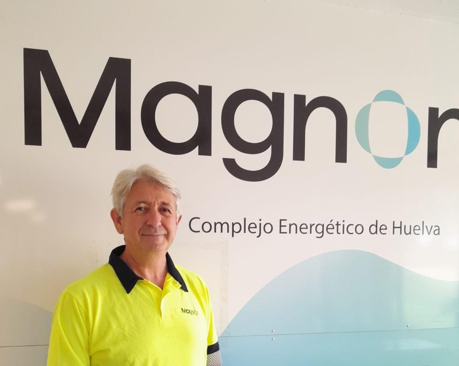 José Antonio Agüera, en las instalaciones de Magnon en Huelva.