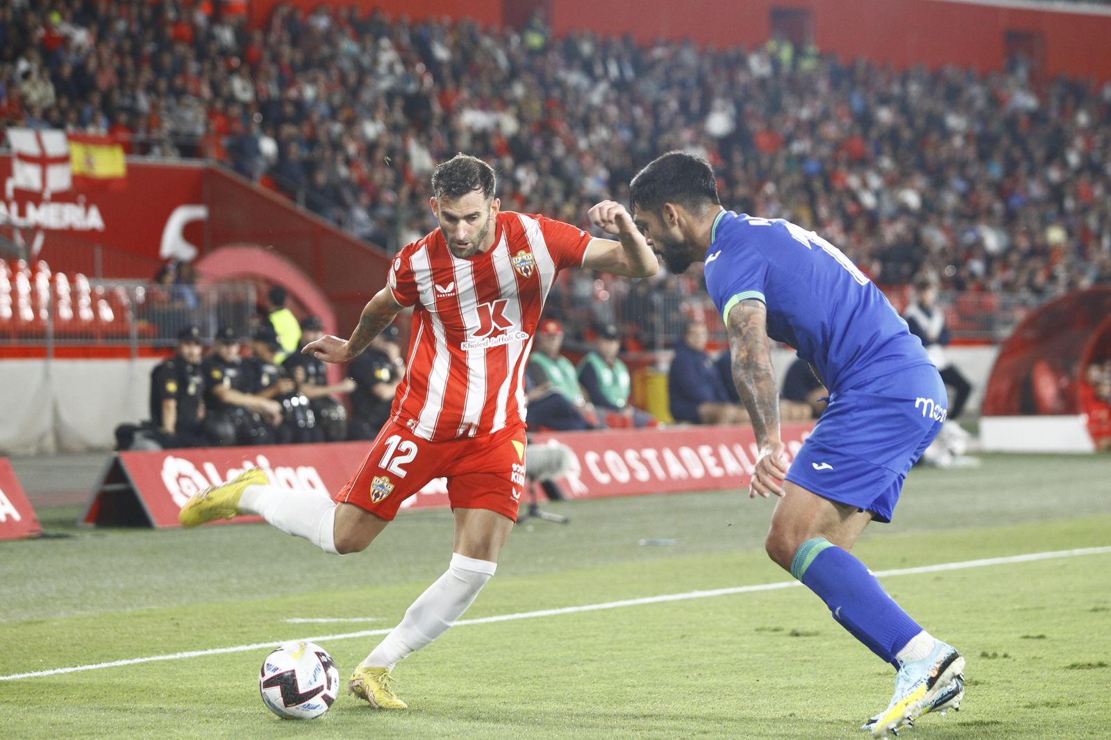 Imágenes del partido de fútbol U.D. Almería-Getafe C.F.
